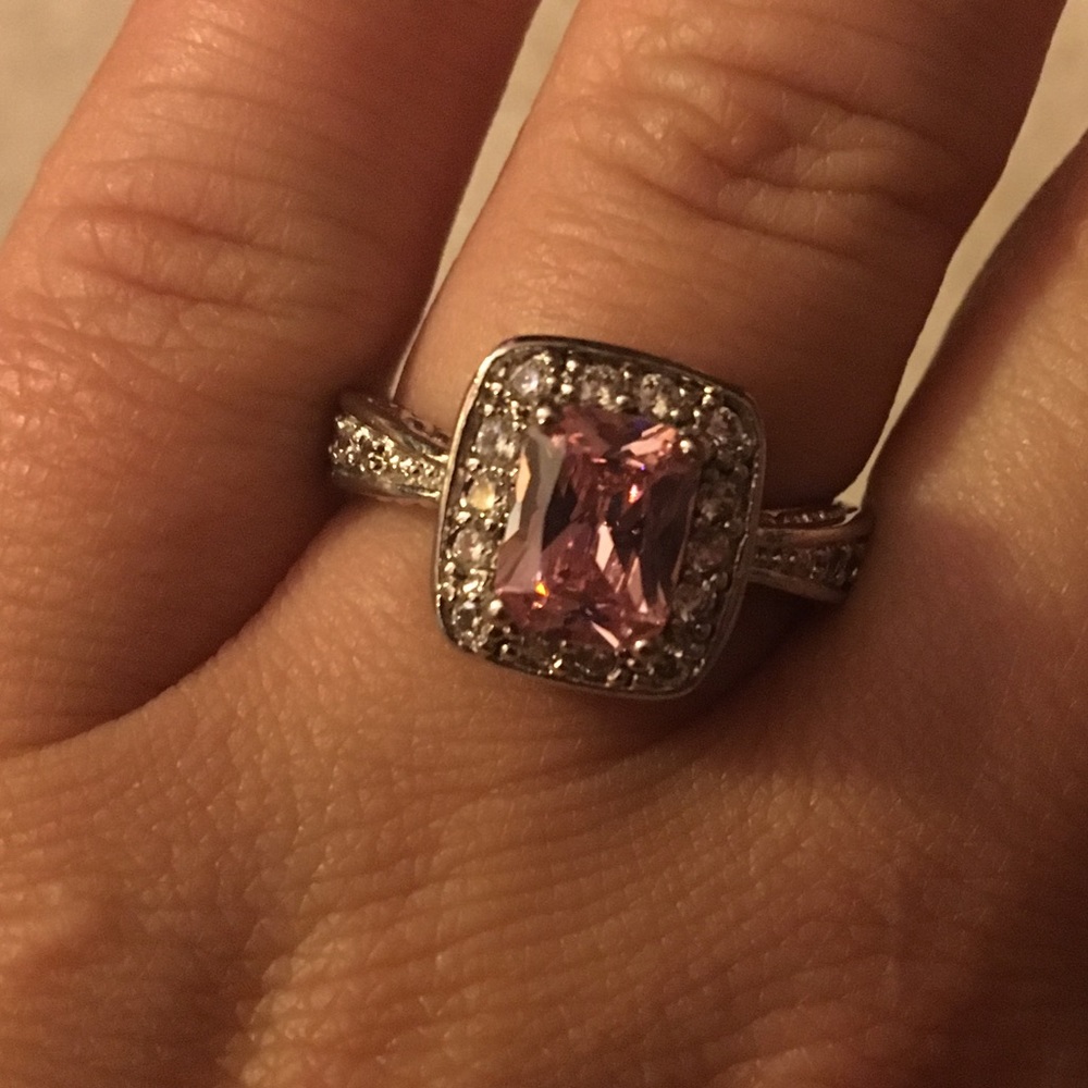 Ring with Pink Gem